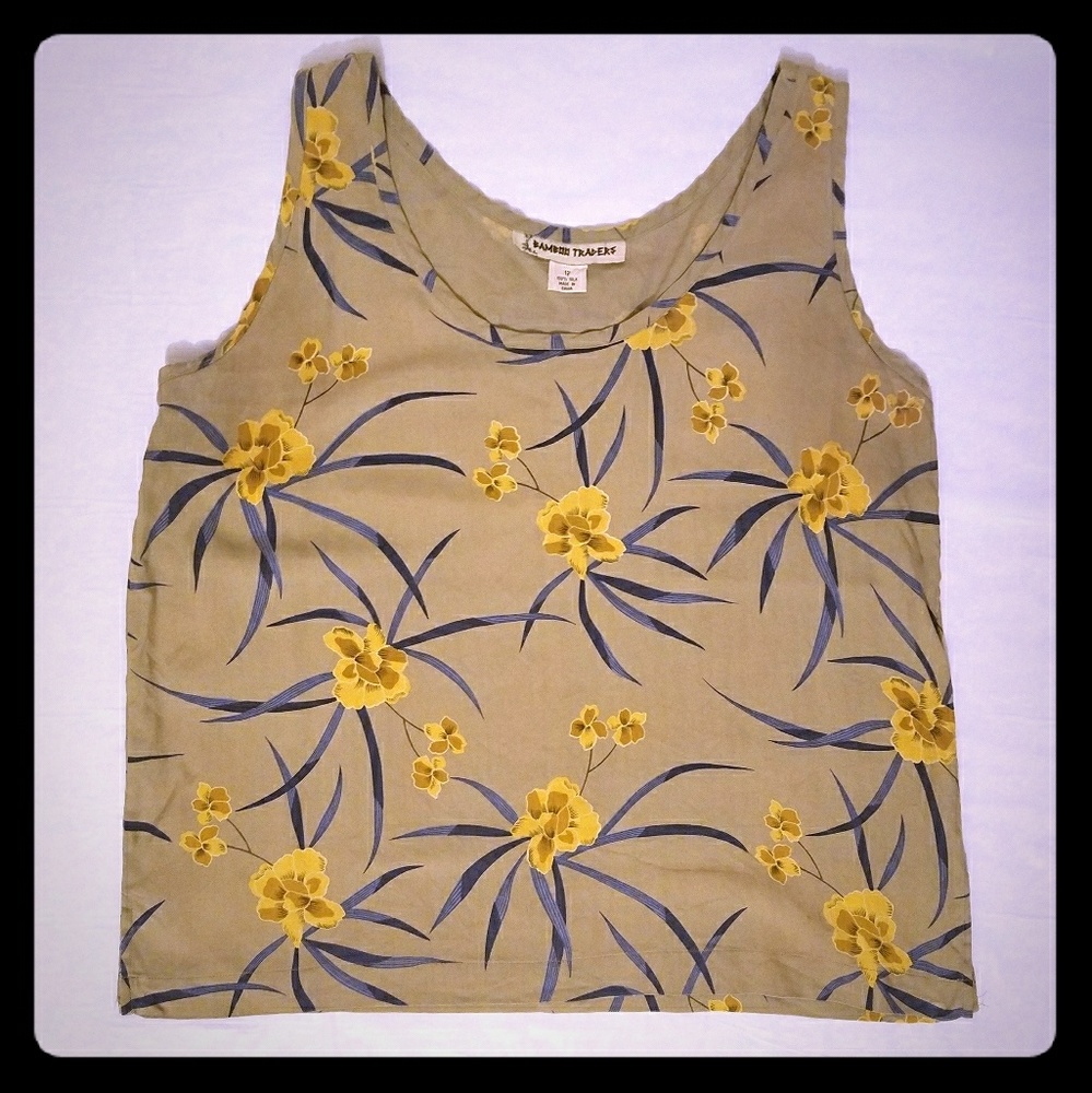 Bamboo Traders Silk Tank